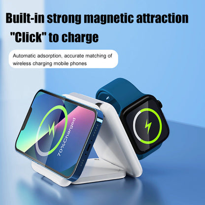 3 in 1 Foldable Magnetic Charger